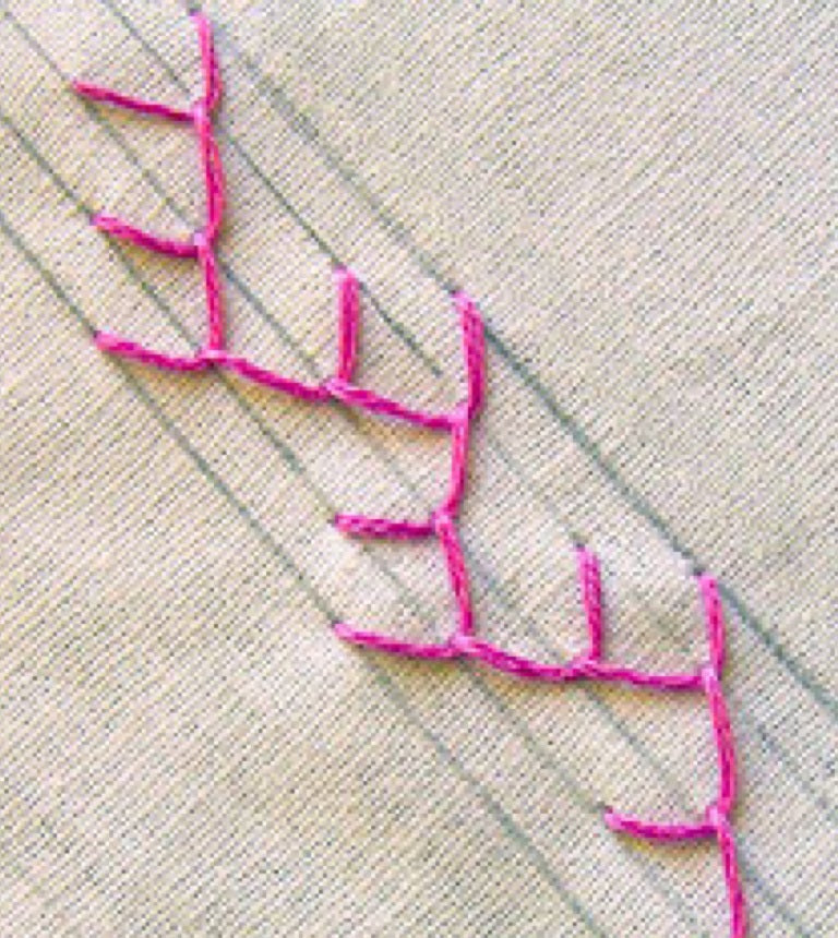 Open Cretan Stitch - Sarah's Hand Embroidery Tutorials