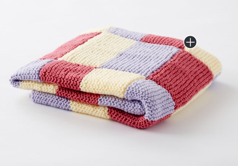 Beginner Baby Steps Knit Blanket