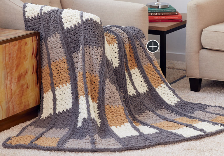 Intermediate Keep In Check Crochet Blanket