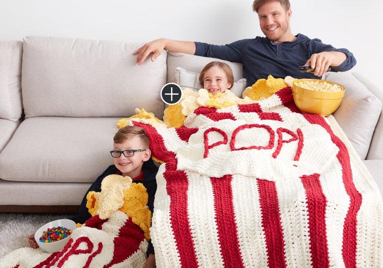 Intermediate Pop! Pop! Popcorn Crochet Snuggle Sack