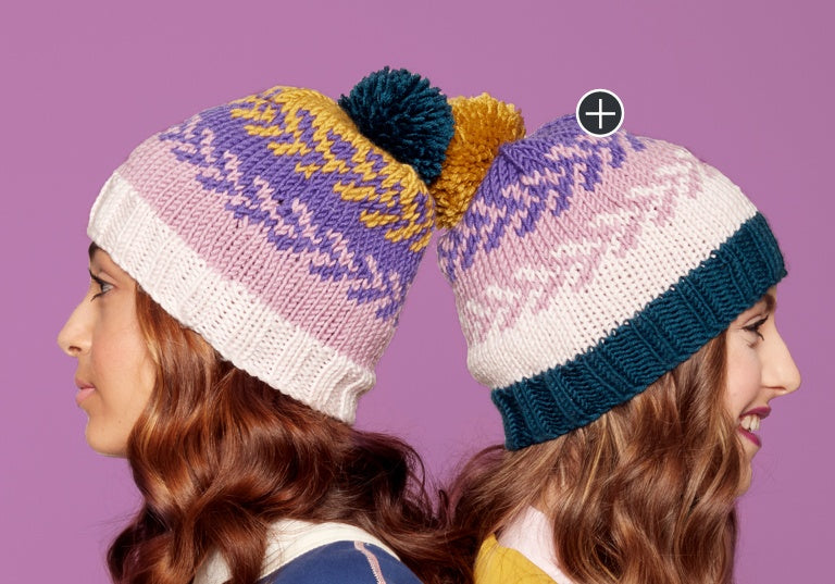 Intermediate Fair Isle Knit Hat