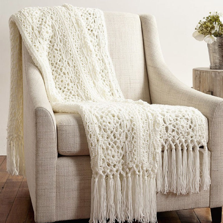 Easy Crochet Irish Lace Blanket