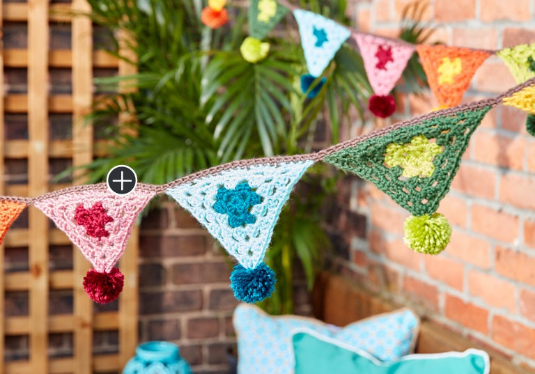 Easy Crochet Boho Bunting