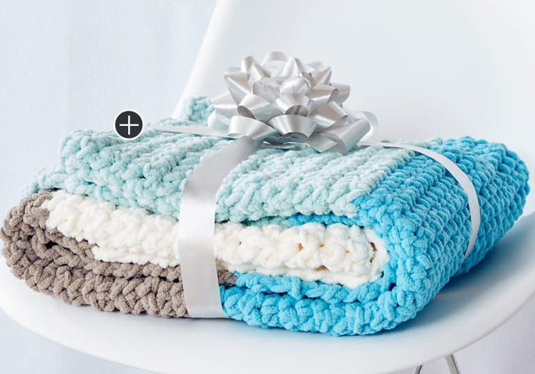 Beginner Colorblock Crochet Blanket