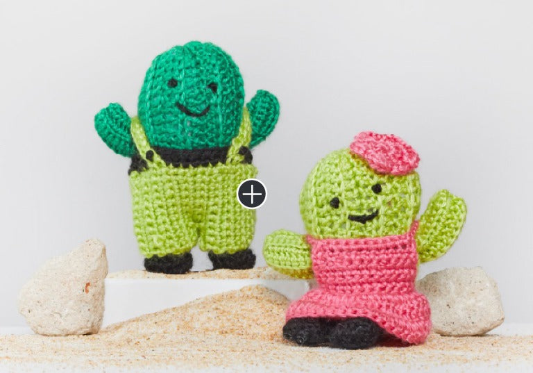 Easy Agave and Aloe Crochet Cactus