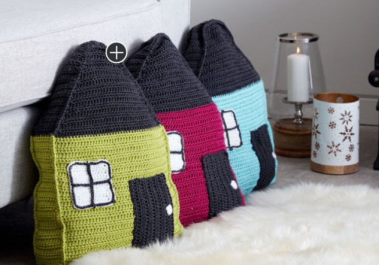 Easy Cozy Cottage Crochet Pillow