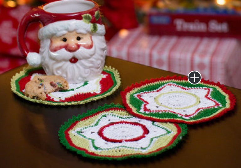 Intermediate Crochet Party Doily Coasters