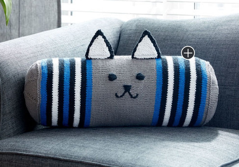 Intermediate Knit Kitty Bolster