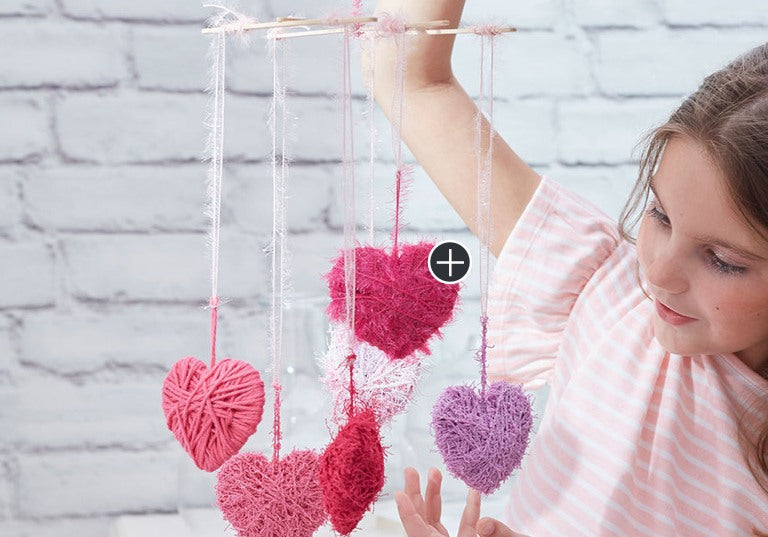Beginner Wrapped Hearts Mobile