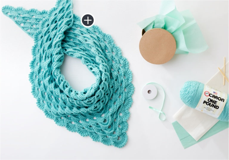 Easy Go-To Crochet Shawl