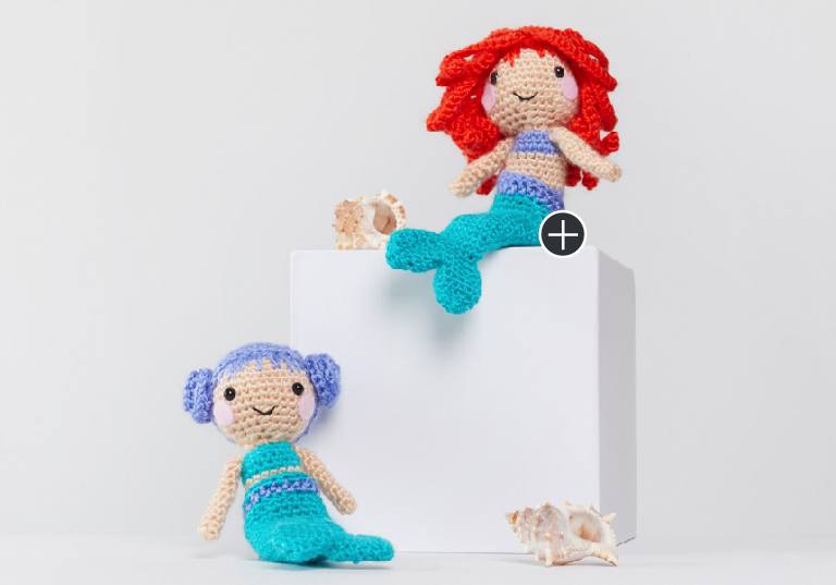 Intermediate Dia and Mia Crochet Mermaid