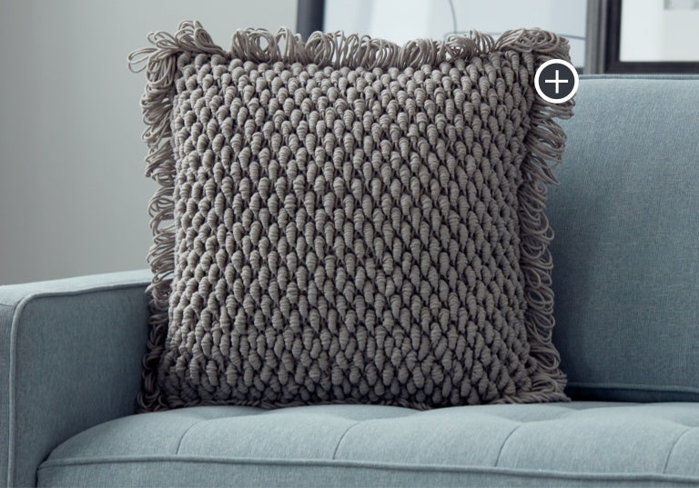 Intermediate Bullion Loop Crochet Pillow