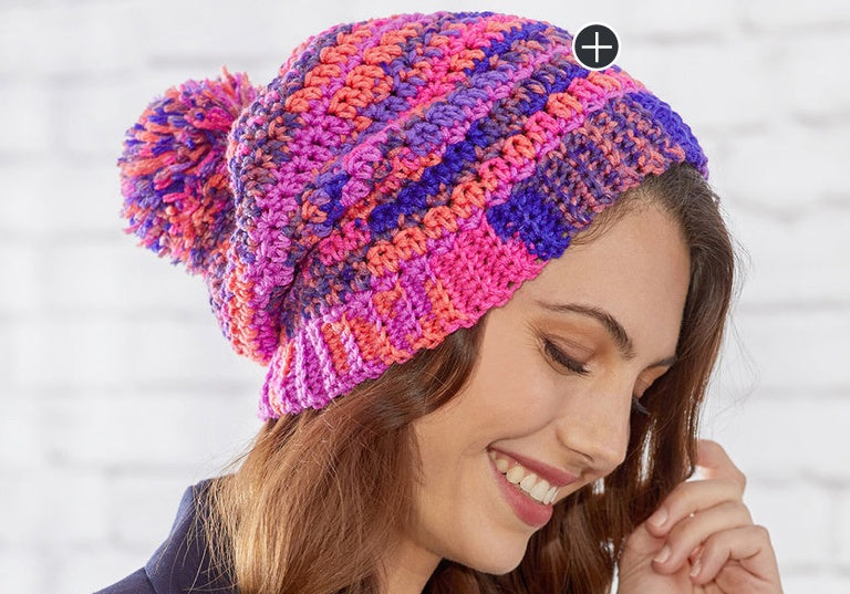 Easy Crochet Fair Isle Hat