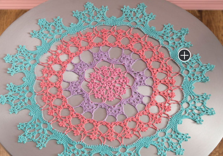 Experienced Crochet Wisteria Doily