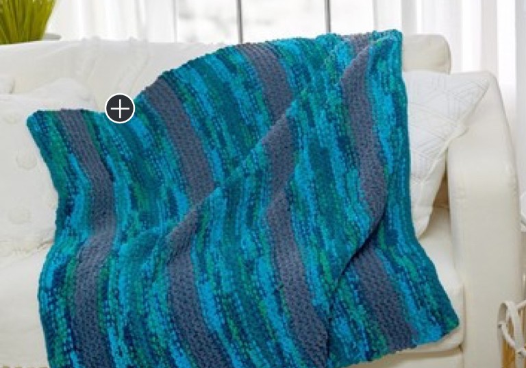 Beginner Cozy-Up Knit Throw