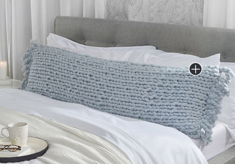 Easy Good Night's Sleep Knit Body Pillow
