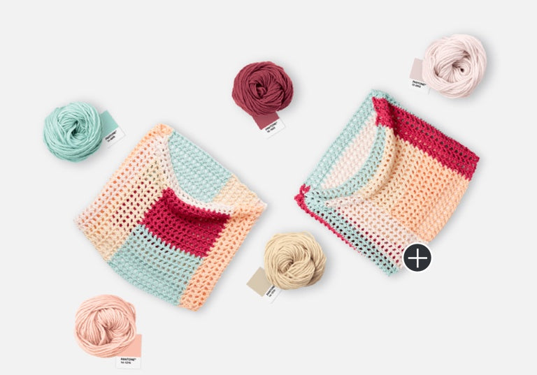 Easy Color Block Crochet Cowl