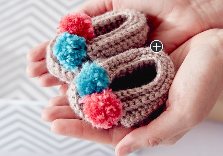 Easy Wee Crochet Moccasins