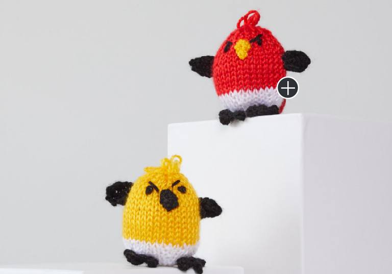 Easy George and Hubert Knit Bird