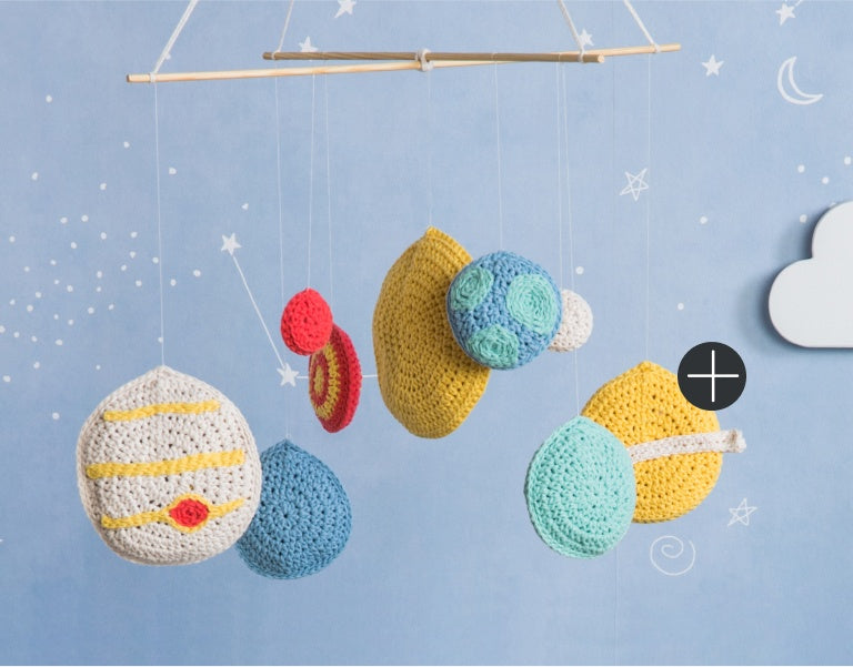 Bernat Solar System Crochet Mobile