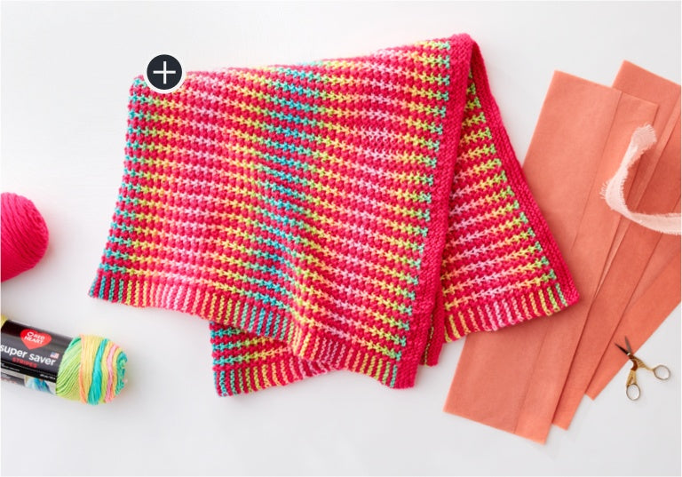 Easy Tweedle Doo Knit Blanket