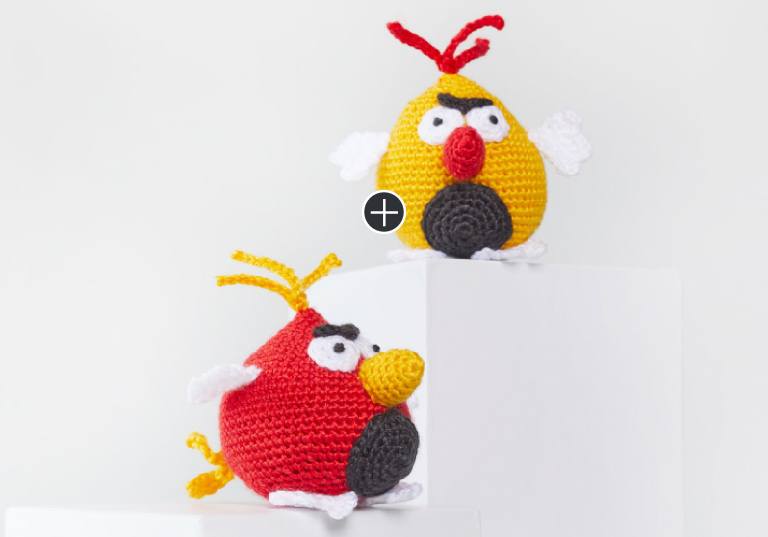 Easy Benedict and Bertie Crochet Bird