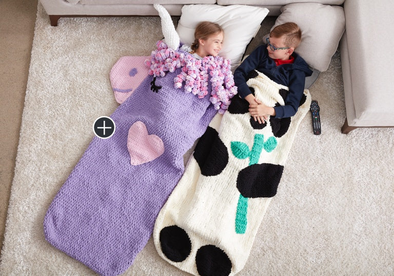 Easy Crochet Unicorn Snuggle Sack