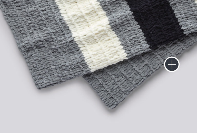 Bernat Blanket-EZ Bold Stripes Blanket