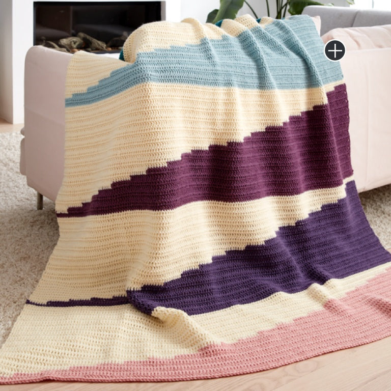 Intermediate Wedge It Crochet Blanket