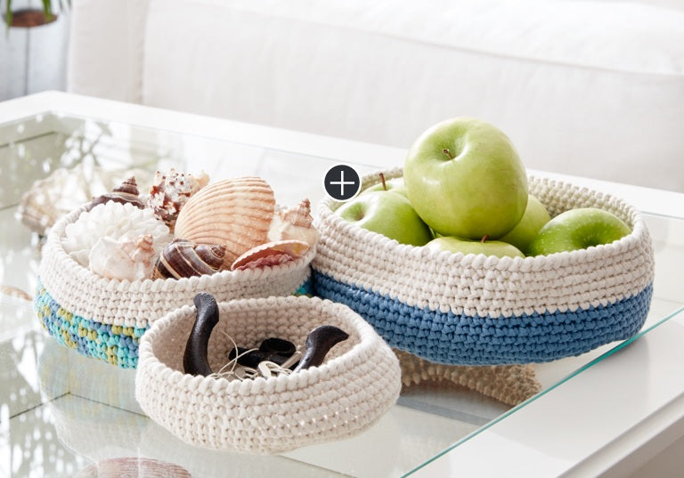 Easy Crochet Nesting Bowls