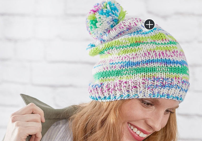 Easy Knit Fair Isle Hat