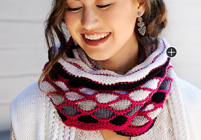 Easy Knit Roulette Chic Cowl
