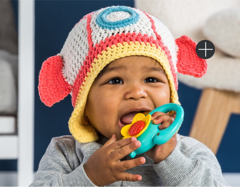 Bernat Crochet Baby Rocketship Hat