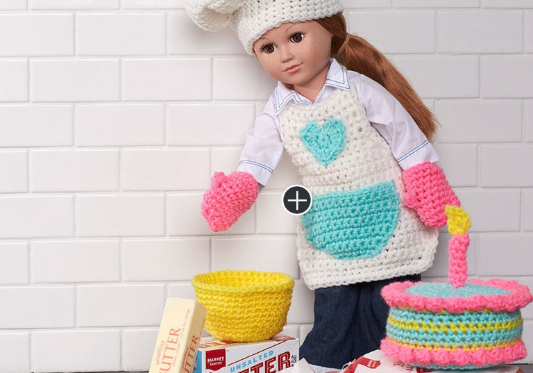 Easy Crochet Baking Chef Doll
