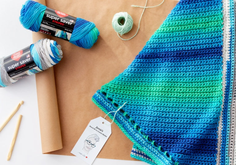 Easy Jamie's Round We Go Crochet Blanket