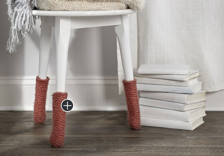 Easy Crochet Stool Leg Cozies