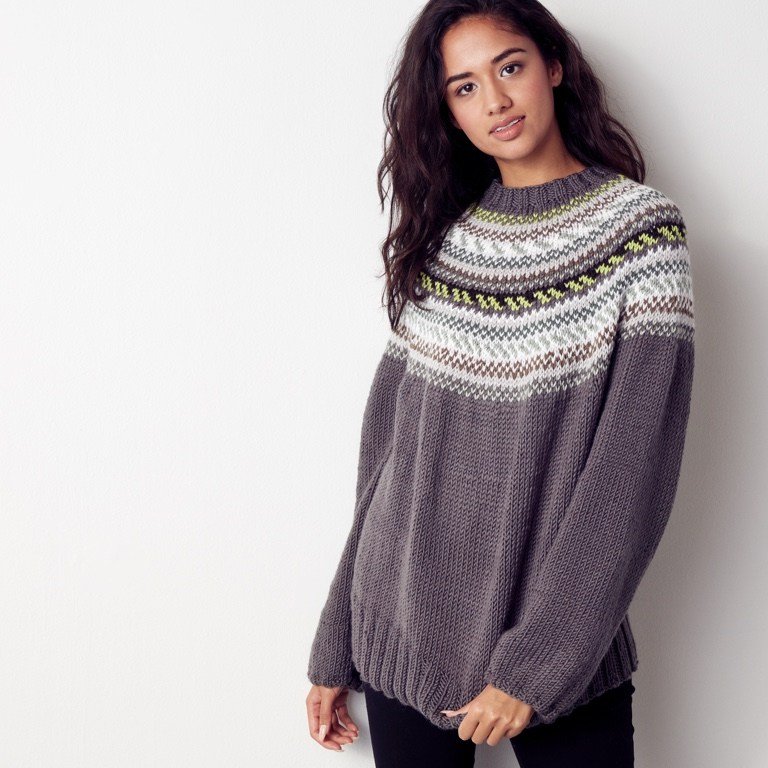 Intermediate St Lawrence Knit Yoke Sweater