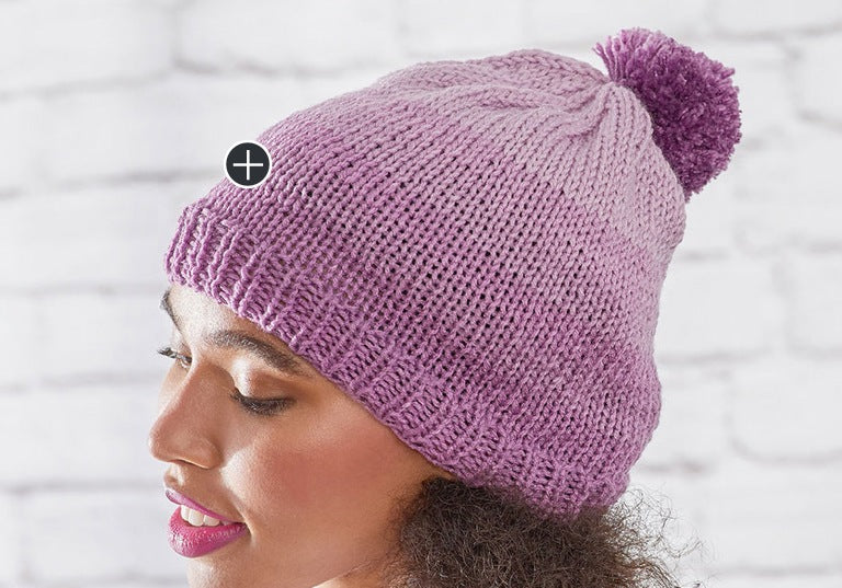 Easy Knit Ombre Hat