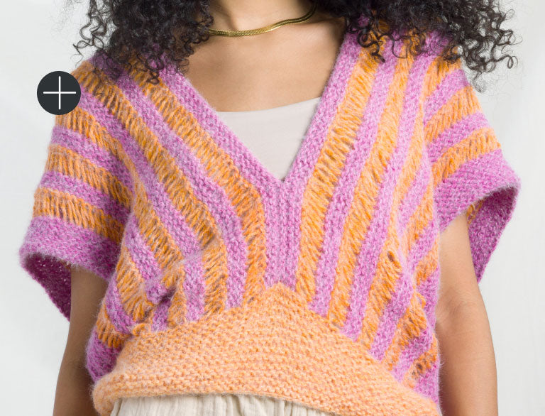 image of Caron Drop It Like It’s Hot Knit Top