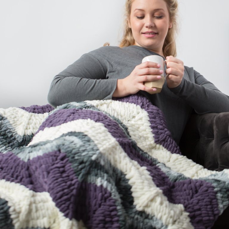 Bernat Blanket-EZ Ripple Blanket