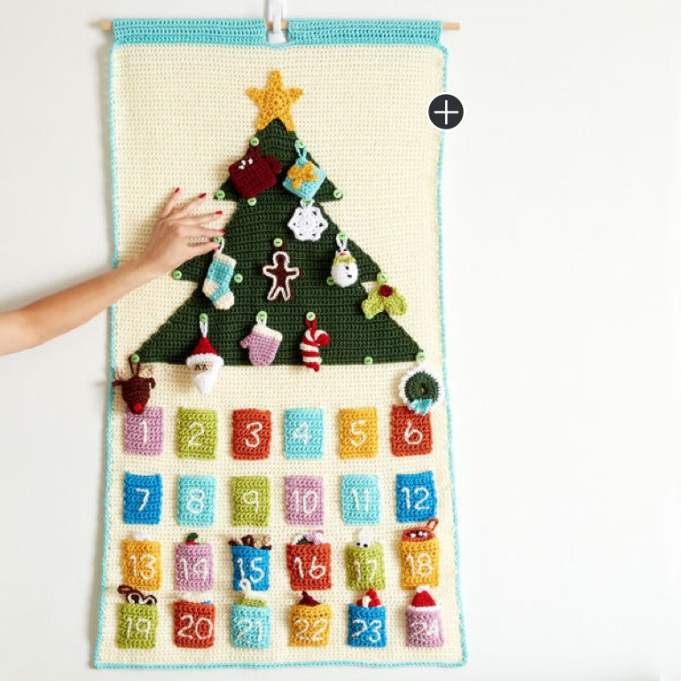 Intermediate Countdown To Christmas Crochet Advent Calendar