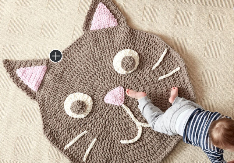 Easy Purrfect Crochet Play Rug