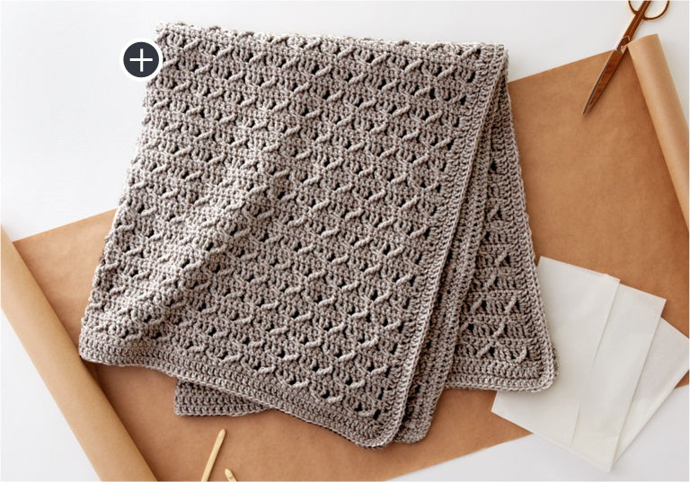 Easy Crochet Lattice Lapghan