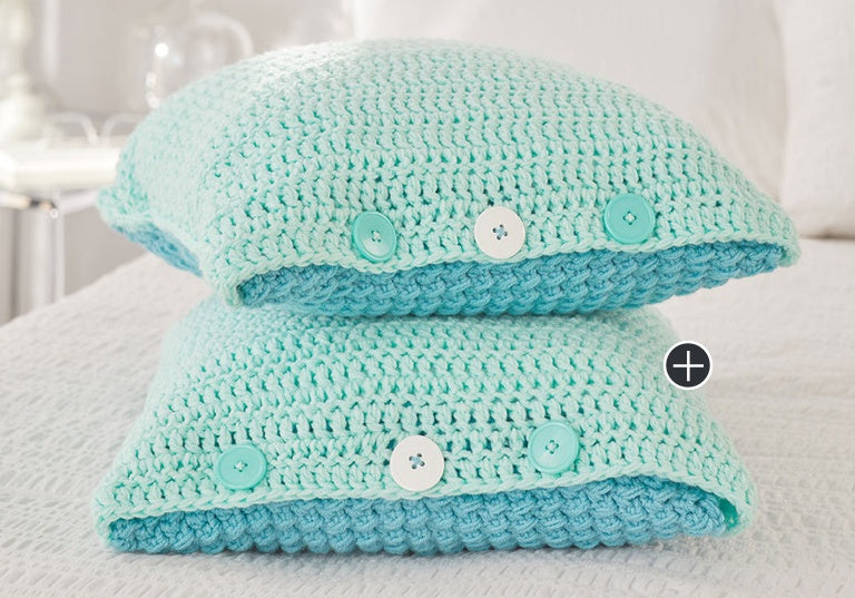 Easy Ocean Front Crochet Bed Pillows
