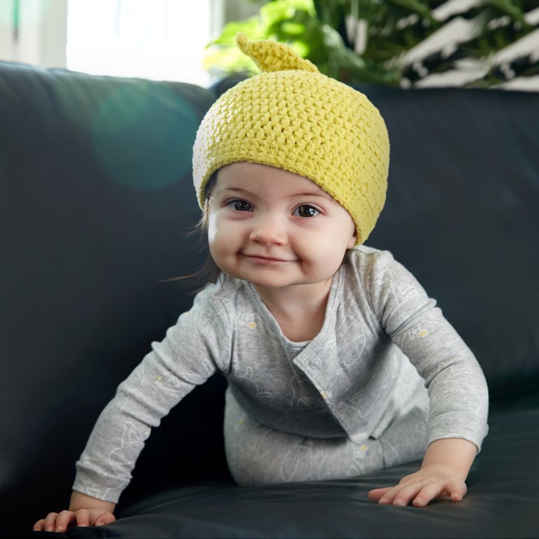 Easy Li'l Sprout Crochet Hat