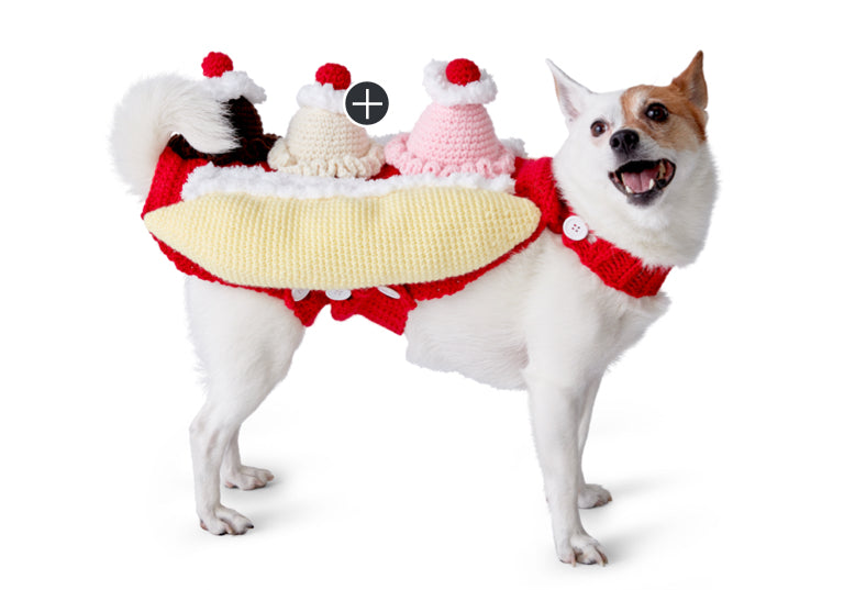 Easy That's Bananas Crochet Dog Coat