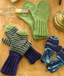 Crochet Mittens for All