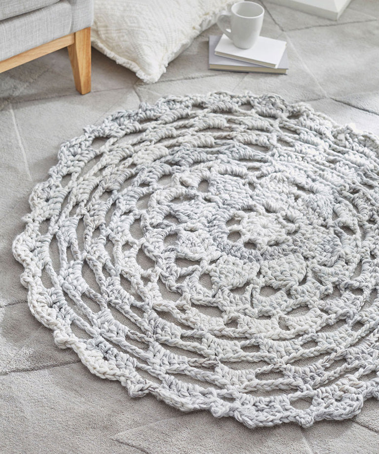 Comforting Rug Free Crochet Pattern LM5885