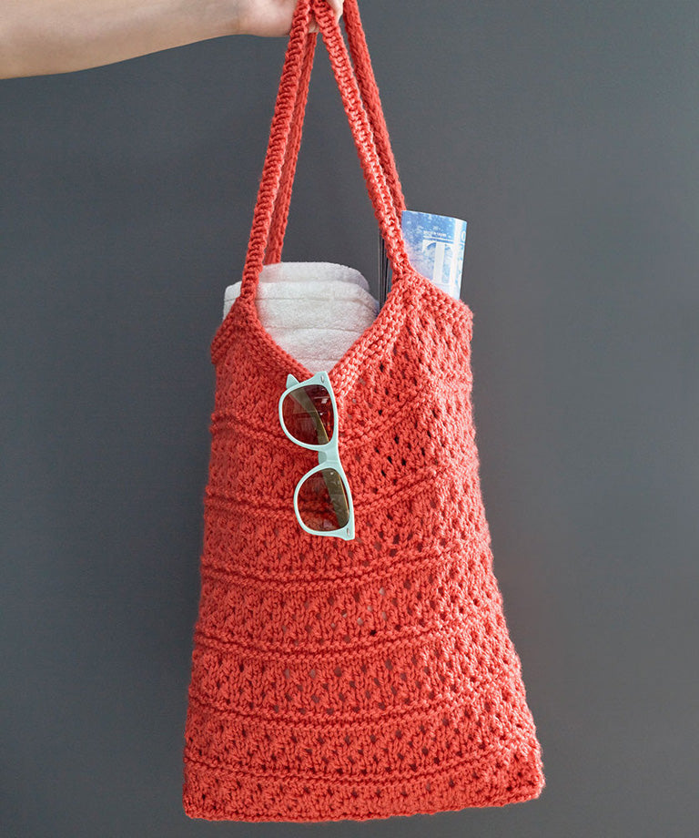 Breezy Knit Market Bag Free Pattern LW6013