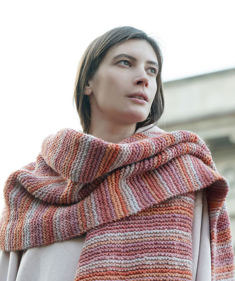 Palermo Scarf Free Knitting Pattern LM6047